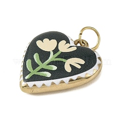 Baking Paint 304 Stainless Steel Pendants&nbsp;STAS-C178-01D