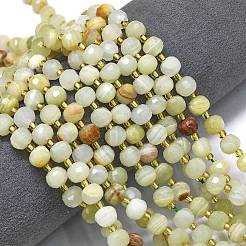 Natural Jade Beads Strands&nbsp;G-K389-E66-01