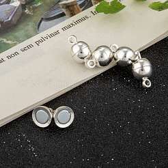 Brass Magnetic Clasps with Loops&nbsp;MC019-S
