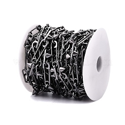Alloy Paperclip Chains with Rivet&nbsp;LCHA-T001-17B
