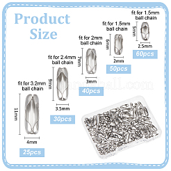 304 Stainless Steel Ball Chain Connectors&nbsp;STAS-UN0011-58P