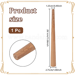 Oak Wood Ring Sizers & Mandrels&nbsp;TOOL-WH0006-004B