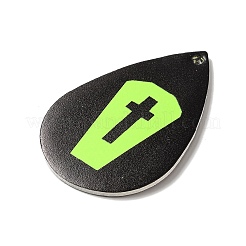 Halloween Imitation Leather Pendants&nbsp;FIND-K017-04D-02
