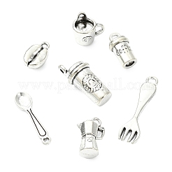 70Pcs 7 Styles Tibetan Style Zinc Alloy Pendants&nbsp;FIND-CJ0005-28