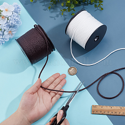 2 Rolls 2 Colors Nylon Braided Cords&nbsp;NWIR-PH0002-32