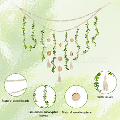 Artificial Eucalyptus Wall Hanging Decor&nbsp;AJEW-WH20067-035B