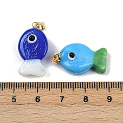 Handmade Lampwork Pendants&nbsp;LAMP-A007-01G-01