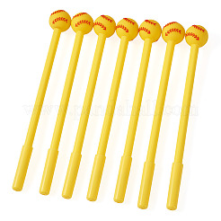 8Pcs Ball Series Cartoon Stainless Steel Pens&nbsp;AJEW-TADJ0001-37E