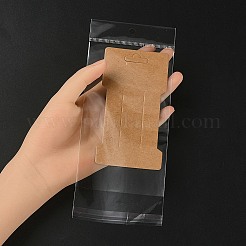 50Pcs Kraft Paper Hair Clip Display Cards&nbsp;CDIS-YW0001-07
