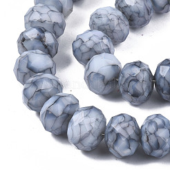 Opaque Baking Paint Glass Beads Strands&nbsp;EGLA-N006-009C-A10