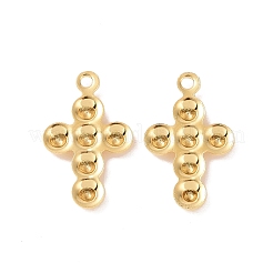 Ion Plating(IP) 304 Stainless Steel Pendant Rhinestone Settings&nbsp;LS-STAS-F293-09G
