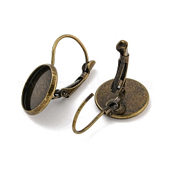 Brass Leverback Earring Findings&nbsp;KK-H023-AB-NF