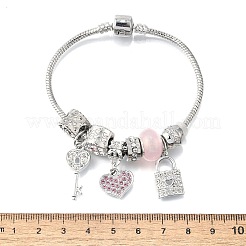 Alloy European Beads Charm Bracelets&nbsp;BJEW-F495-05P
