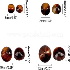 Natural Tiger Eye Cabochons&nbsp;G-GA0001-12B