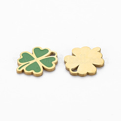 Ion Plating(IP) 316 Surgical Stainless Steel Enamel Charms&nbsp;STAS-N097-080LG-NR