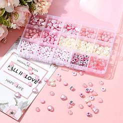DIY Heart Letter Beads Findings Kit&nbsp;DIY-FS0009-98