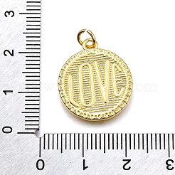 Rack Plating Brass Pendants&nbsp;KK-K401-92G