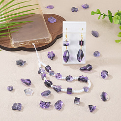125G Gradient Color Transparent Glass Beads&nbsp;GLAA-TA0003-58B