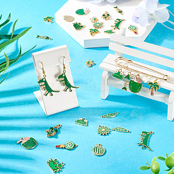 24Pcs 12 Styles Alloy Enamel Pendants&nbsp;ENAM-TA0009-07