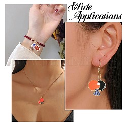 36Pcs 9 Styles Sports Zinc Alloy Enamel Pendants&nbsp;FIND-CJ0005-30