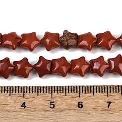 Natural Red Jasper Beads Strands&nbsp;G-Z080-A18-8mm
