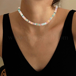 2 Strands 2 Colors Glass Beads Strands&nbsp;GLAA-SC0003-30