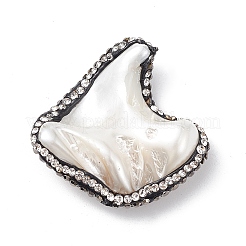 Electroplated Natural Freshwater Shell Nuggets Beads&nbsp;SHEL-F005-09B