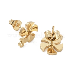 Windmill Butterfly Ion Plating(IP) 304 Stainless Steel Stud Earring Findings&nbsp;STAS-I206-125G