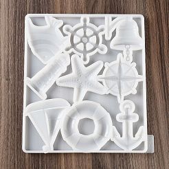 Ocean Theme Lighthouse Anchor Starfish DIY Wall Decoration Silicone Molds&nbsp;LS-SIL-F007-02