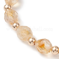 Natural Citrine Beads Bracelets&nbsp;BJEW-JB11223