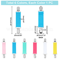 AHADEMAKER 6Pcs 6 Colors Polyester Strap Sheet Holders&nbsp;AJEW-GA0004-74