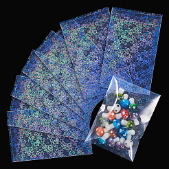 50Pcs Double Face Laser Rectangle PE Cellophane Bags&nbsp;ABAG-TAC0013-14C