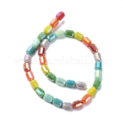 Electroplate Glass Beads Strands&nbsp;EGLA-C004-07