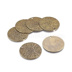 Tibetan Style Alloy Pendants&nbsp;TIBEP-QA2298-AB-LF