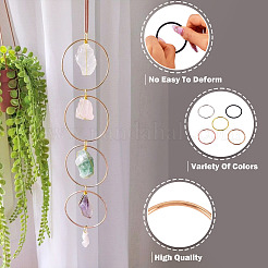 20Pcs 5 Colors Iron Rings&nbsp;FIND-TA0011-03