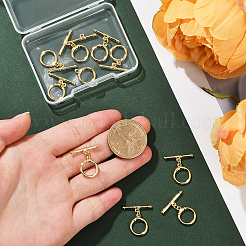 10 Sets Brass Toggle Clasps&nbsp;KK-BBC0021-07