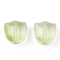 Spray Painted Transparent Glass Beads&nbsp;GLAA-T022-26-A03
