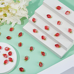 50Pcs Transparent Glass Pendants&nbsp;GLAA-DC0001-60