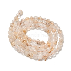 Natural Citrine(Heated) Beads Strands&nbsp;G-RM2025524-A03-4mm