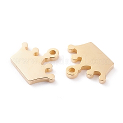 Ion Plating(IP) 304 Stainless Steel Charms&nbsp;STAS-Y002-10G
