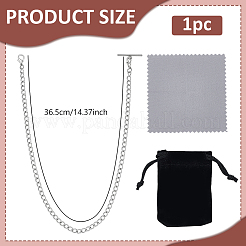 304 Stainless Steel Clip Pocket Watch Chain&nbsp;HJEW-PH02137
