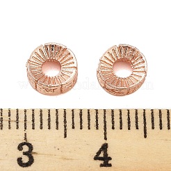 Rack Plating Brass Beads&nbsp;KK-S379-12RG