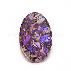 Assembled Natural Bronzite and Synthetic Imperial Jasper Pendants&nbsp;G-N330-027