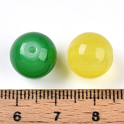 Baking Paint Imitation Jade Glass Beads&nbsp;DGLA-Q021-12mm-M