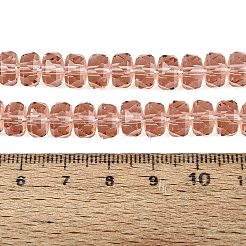 Transparent Glass Beads Strands&nbsp;GLAA-Q114-01A-A03