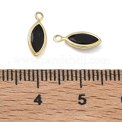 Brass Pave Cubic Zirconia Charms&nbsp;CU-CBABEB3-06G