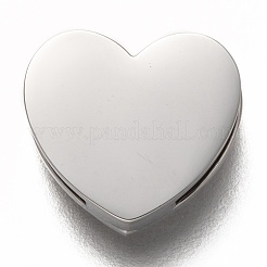 304 Stainless Steel Slide Charms&nbsp;STAS-P270-20P-01