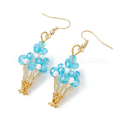Glass Dangle Earrings&nbsp;EJEW-MZ00713