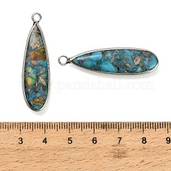 Dyed Synthetic Imperial Jasper Pendants&nbsp;GG-CBAA20A-06P-02