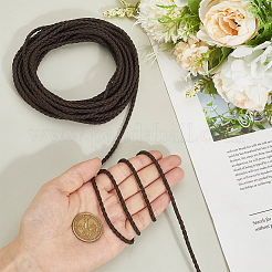 10M Round Imitation Leather Braided Cord&nbsp;WL-GF0001-32C-03